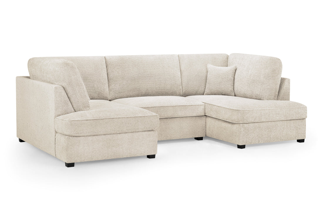 Carnaby Sofa Boucle Beige U Shape Corner
